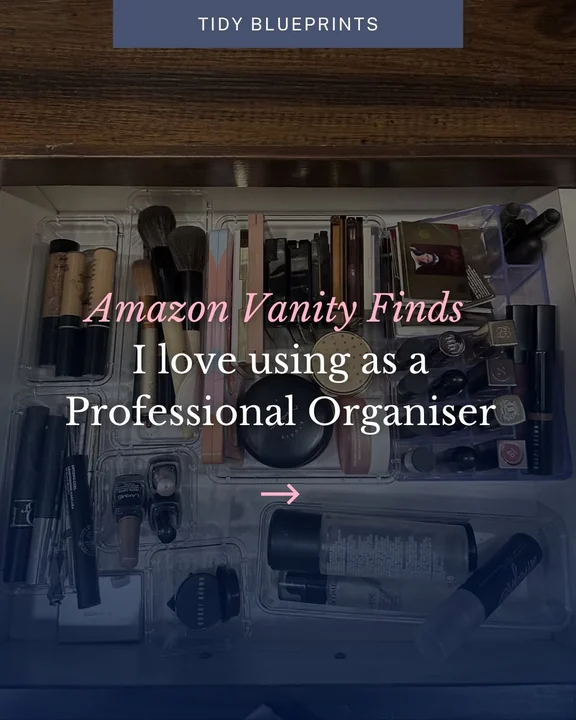 These are some of our favourite Amazon vanity organisers that we regularly use while organising our clients’ spaces…