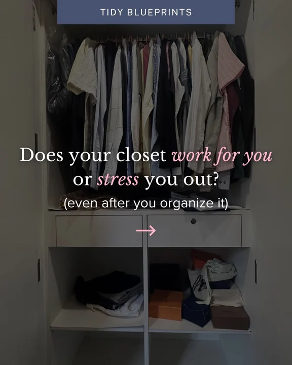 If your wardrobe looks tidy right after organising but slowly slips back into chaos, the problem may not be your…