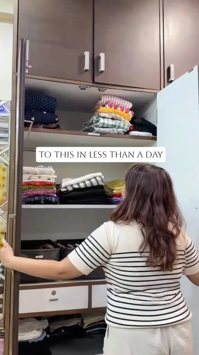 POV: You can go from a wardrobe that feels completely overwhelming to one that feels calm, clear and easy to use, in…