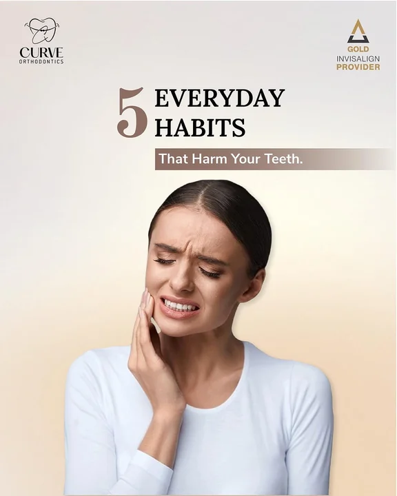 Your daily habits could be secretly harming your smile! 😬 From nail biting to skipping flossing — small actions can…