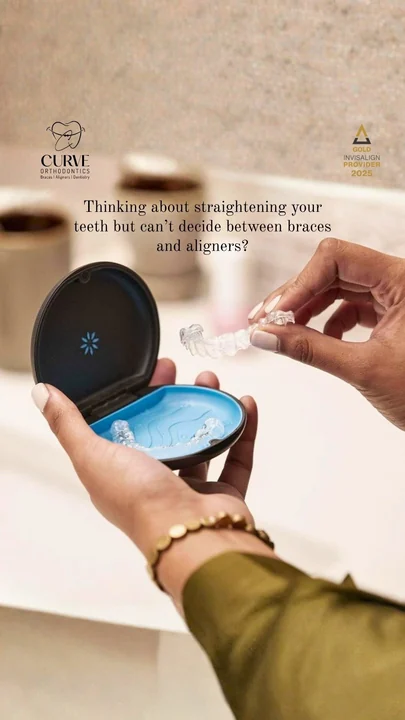 Choosing between braces and aligners? Both shape your smile beautifully, but aligners give you a clearer, more…