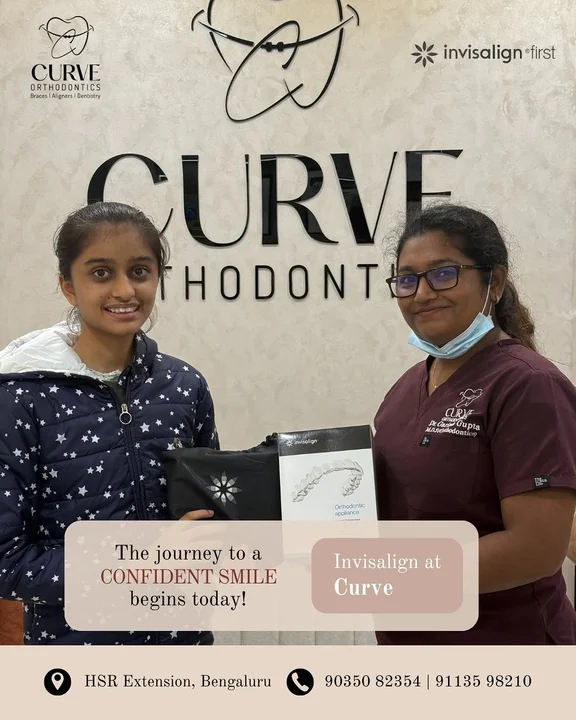 Your journey to a confident, straighter smile begins here. Today, we handed over the first set of Invisalign aligners …