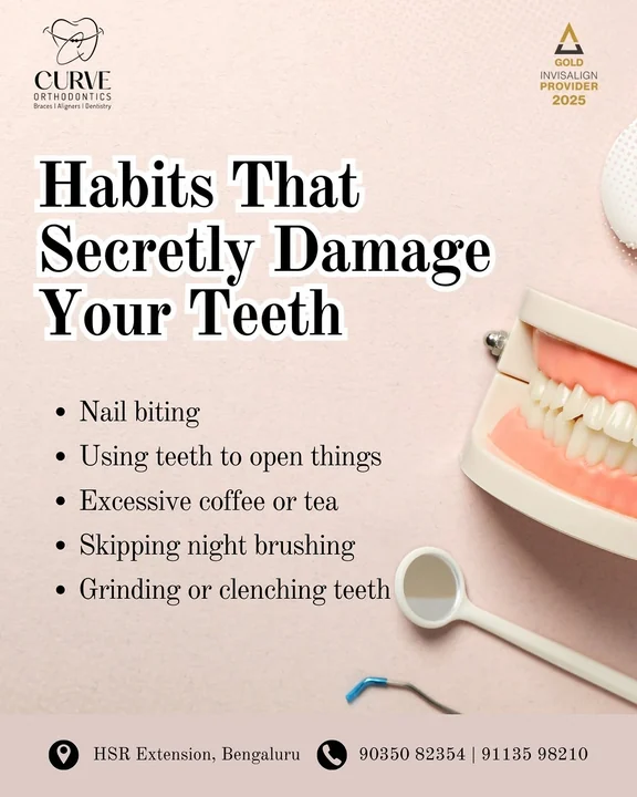 Some everyday habits can quietly harm your teeth without you realizing it. Nail biting, using your teeth to open…