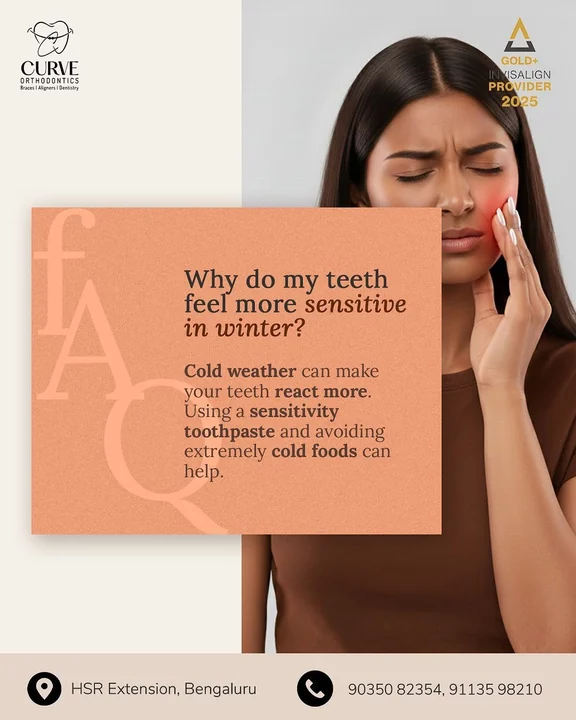At Curve, we believe seasonal changes should never come between you and your comfort. Tooth sensitivity during winter…
