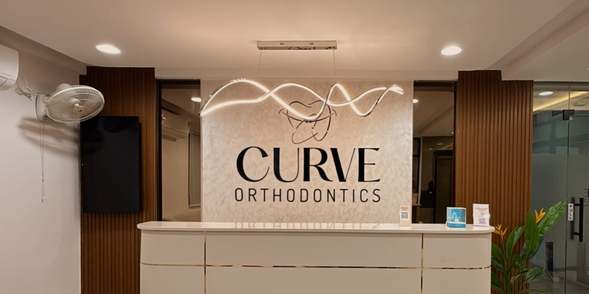 Curve Orthodontics Dental Clinic Reception Desk